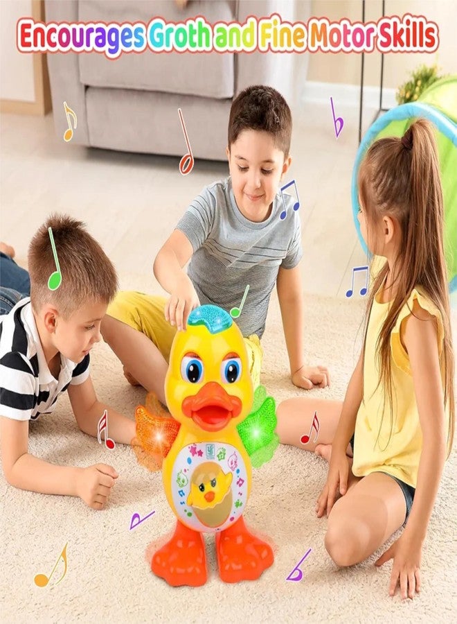 Manos Duck Toy fuiger with Light and Movable Toy for Kids Pack of 1 - Image 5